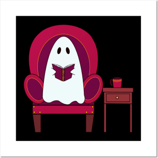 Cozy Ghost- Reading Posters and Art